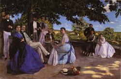 Frederic Bazille Family Reunion oil painting picture
